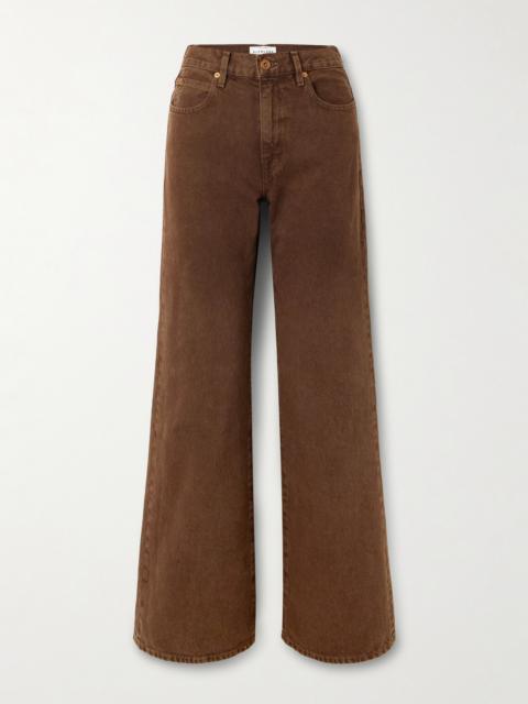 Grace High-rise Wide-leg Jeans