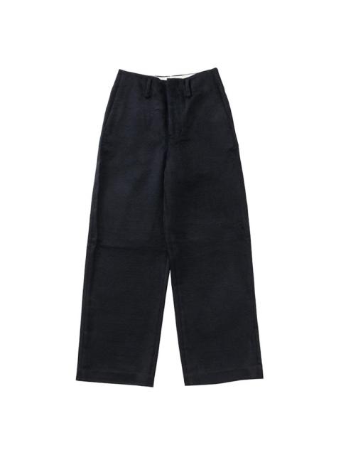 WIDE PANTS (SILK) W NAVY