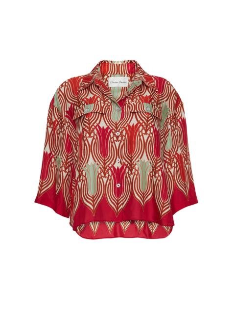 Calvia Shirt
Where Crisp Tailoring Meets a Geometric Daydream