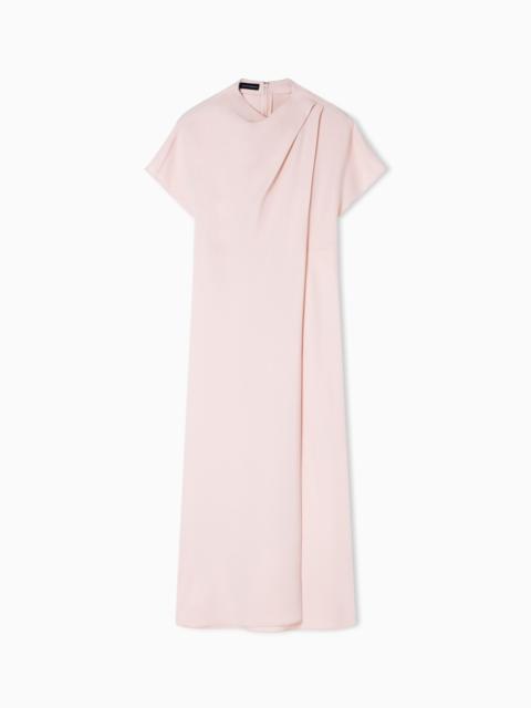 TECHNO CADY DRESS WITH FRONT PANEL