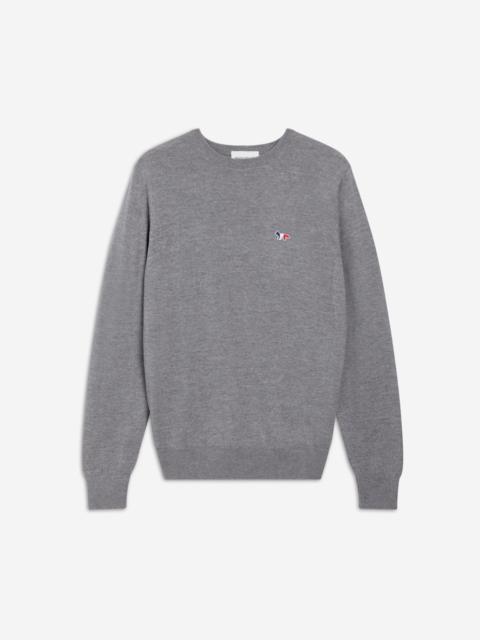 TRICOLOR FOX PATCH CLASSIC R-NECK JUMPER