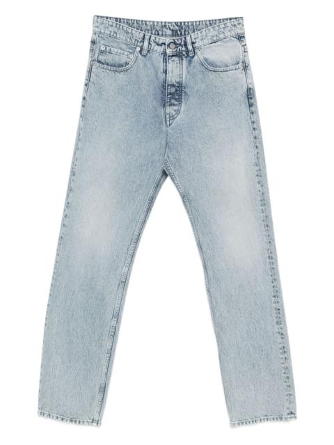 button-fastening jeans