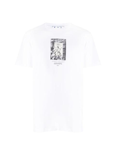 graphic-print cotton T-shirt
