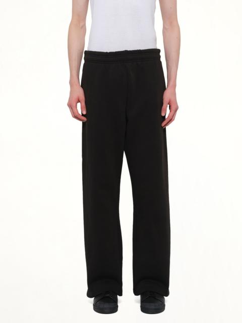 Straight Leg Sweatpant in Black