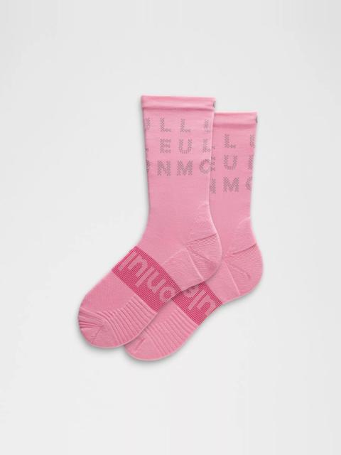 Unisex Power Stride Crew Socks *Reflective