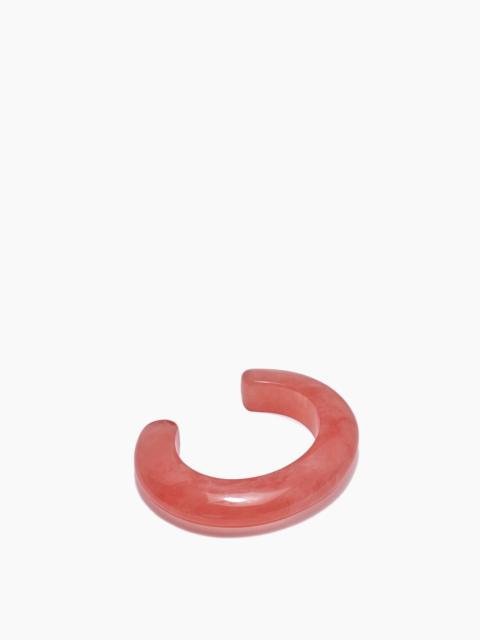 Ridge Cuff in Marbled Grapefruit Pink