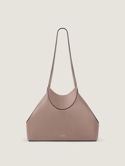 SMALL FACET TOTE BAG IN GRAINED LEATHER