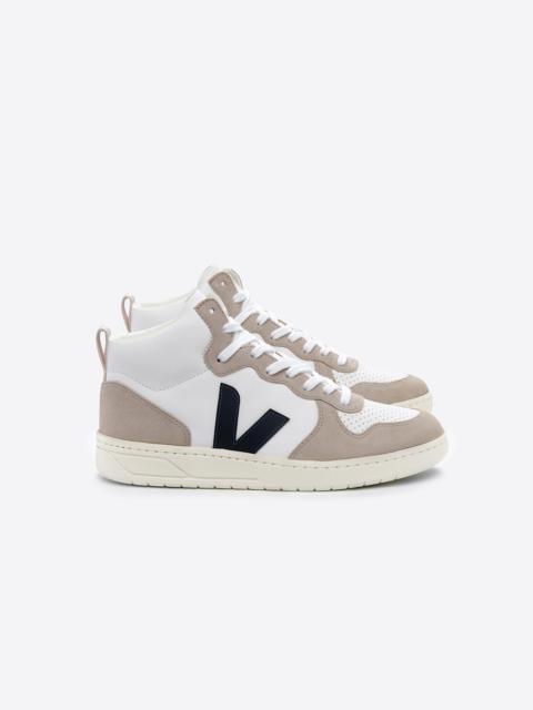 V-15 LEATHER WHITE NAUTICO SAHARA