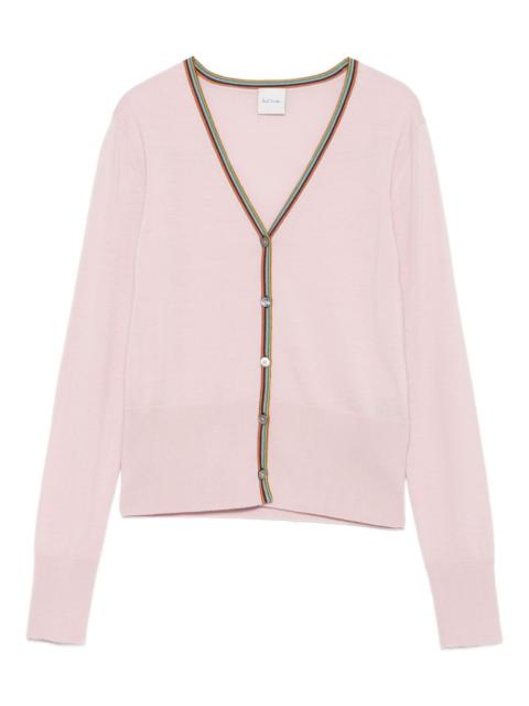 Signature Stripe-trim cardigan