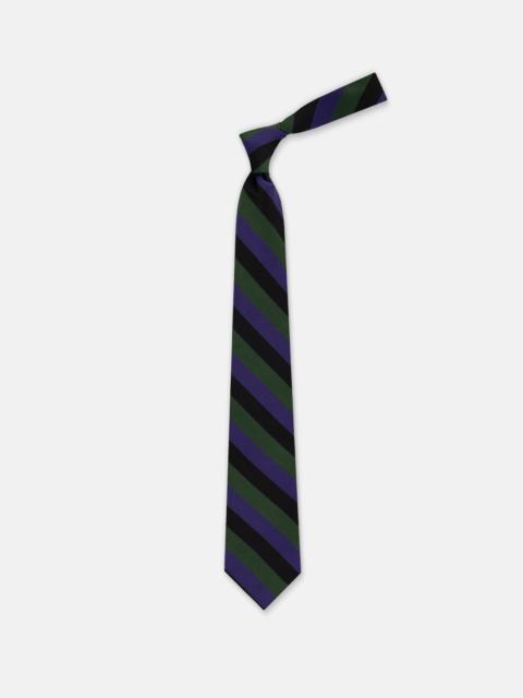 MADE-IN-ENGLAND STRAGGLERS OF ASIA CRICKET CLUB SILK REPP TIE