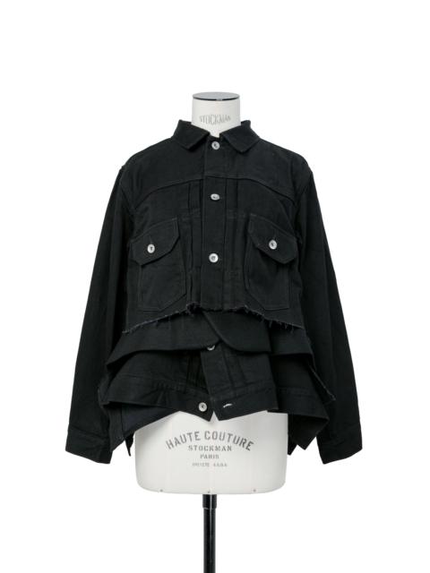 Denim x Wool Melton Jacket