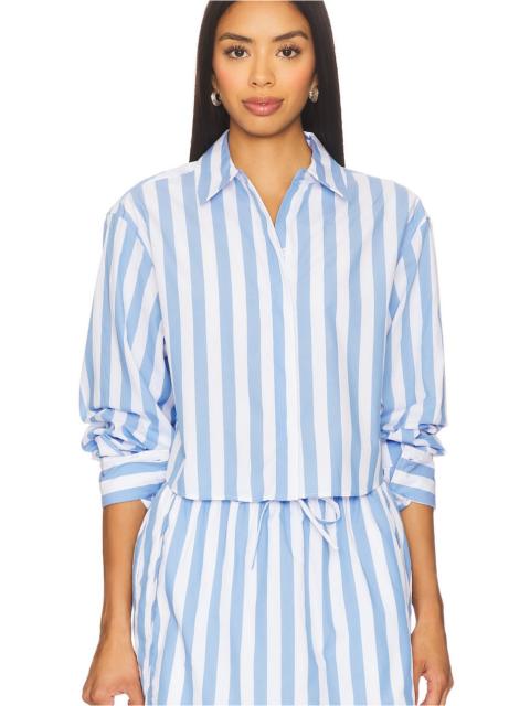 Renata Cropped Button Down Shirt