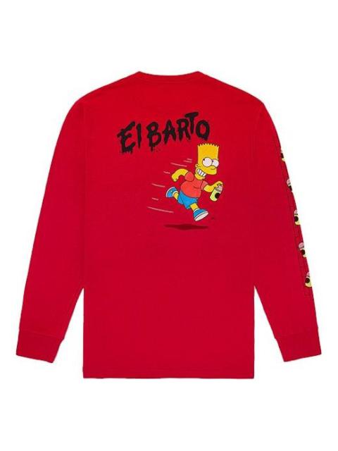 Men's Vans Simpson Crossover Long Sleeves Red VN0A4RTN17A