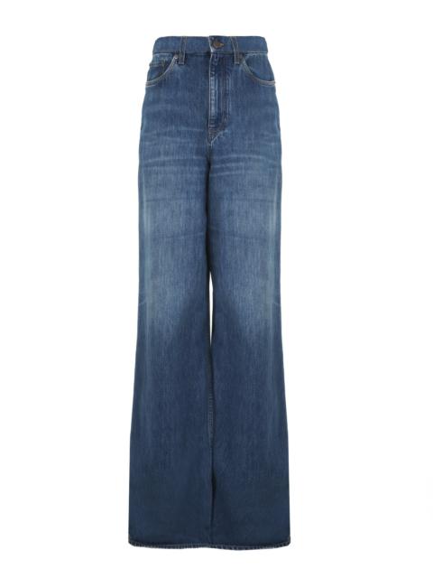 WIDE-LEG JEANS IN DENIM