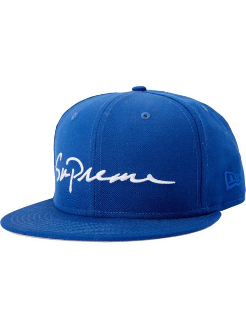 Supreme Classic Script New Era Cap Royal