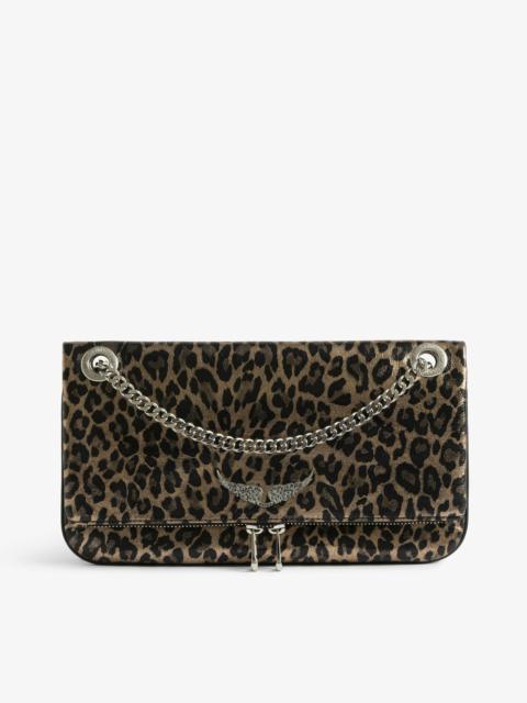 Rock II Metal Leopard Clutch