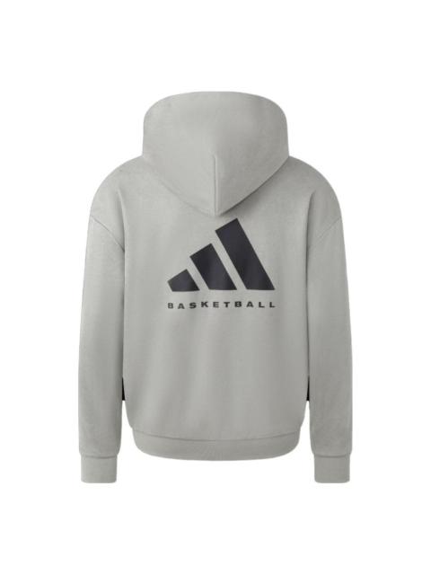 adidas Basketball Sueded Hoodie 'Sesame' IN7707