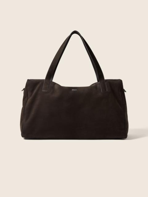 DARK BROWN SECONDSKIN WEEKEND TRAVEL BAG