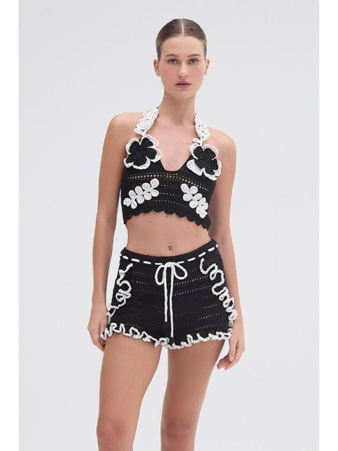 POPPY CROCHET FLOWER SHORT