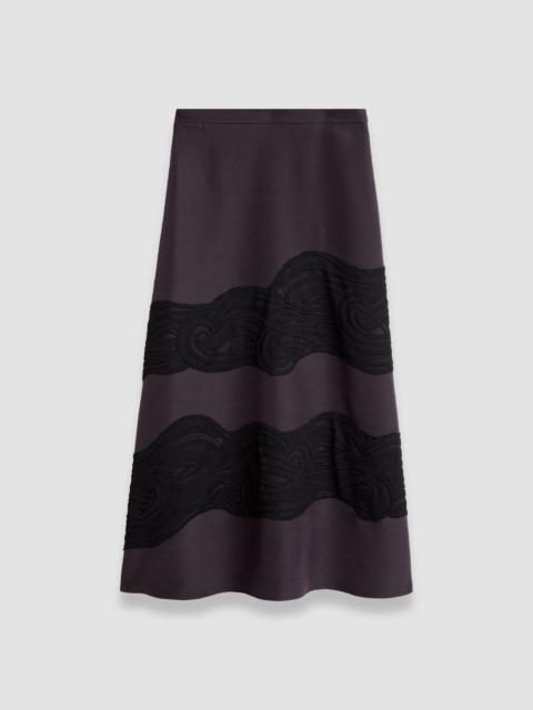 Madone Evening Silk Blend & Lace Skirt