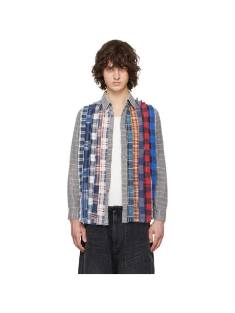 Multicolor Assorted Flannel Ribbon Shirt