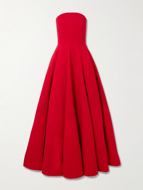 Mathilde Strapless Crepe Gown