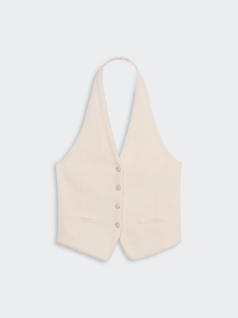 Tailored Halter Vest