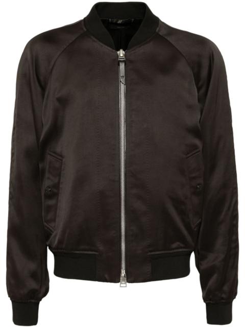 twill bomber jacket