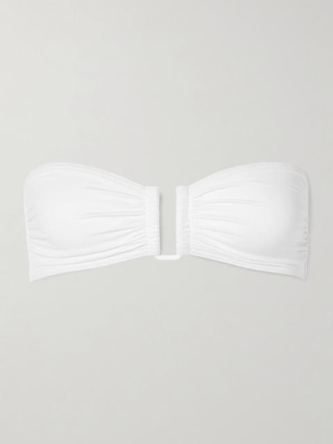 Les Essentiels Show bandeau bikini top White