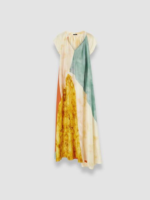 Tulipa Planchart Print Silk Dress