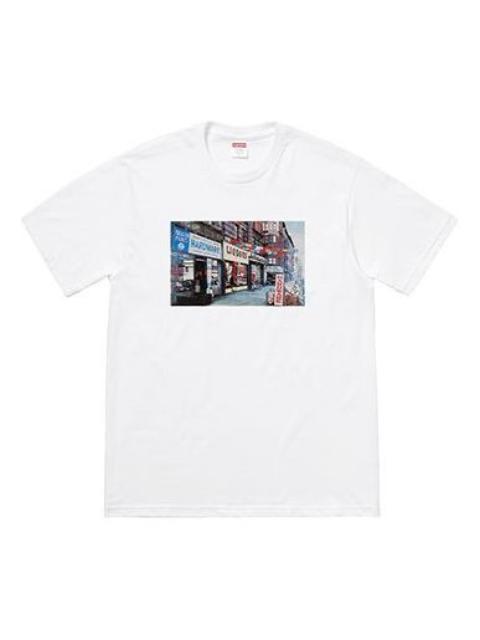 Supreme SS18 Hardware Tee White Printing Short Sleeve Unisex SUP-SS18-509