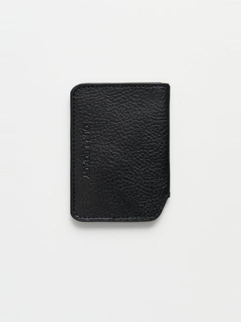 Card Case Deep Black Leather