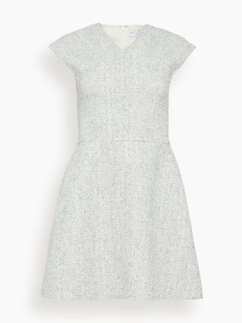 Manon Dress in Tweed Alabaster/Black