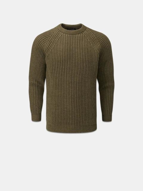 Men's Fisherman Jumper Army Green
