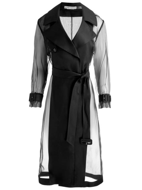 SILVIA SHEER MAXI TRENCH