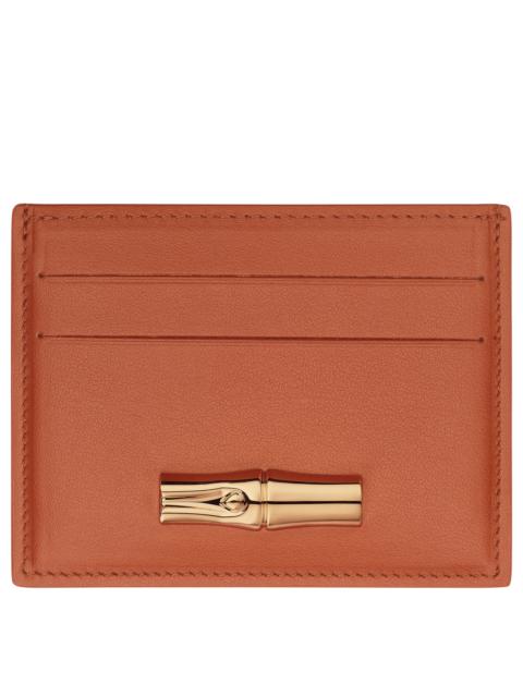 Le Roseau Card holder Bark - Leather