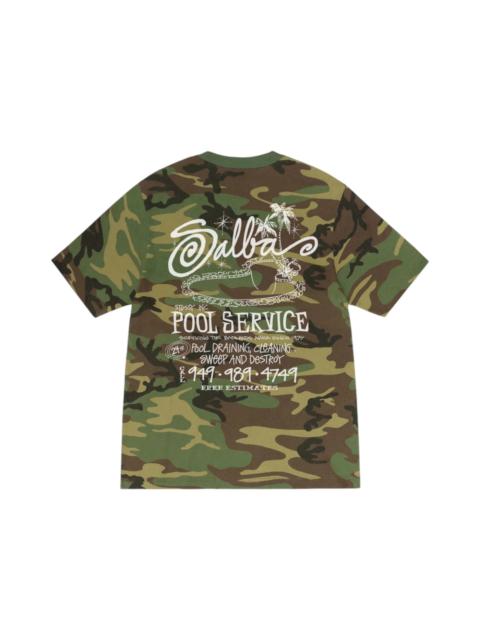 Stussy Pool Service Pigment Dyed Tee Camo