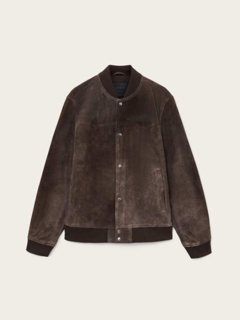 STAFFORD LEATHER BOMBER JACKET