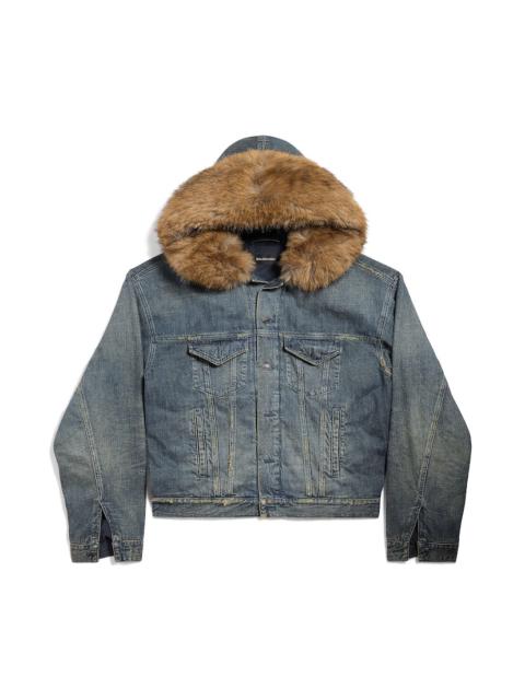 Men's Boxy Jacket in Blue