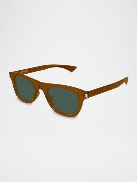 Men & apos;s SL 879-005 Acetate Square Sunglasses