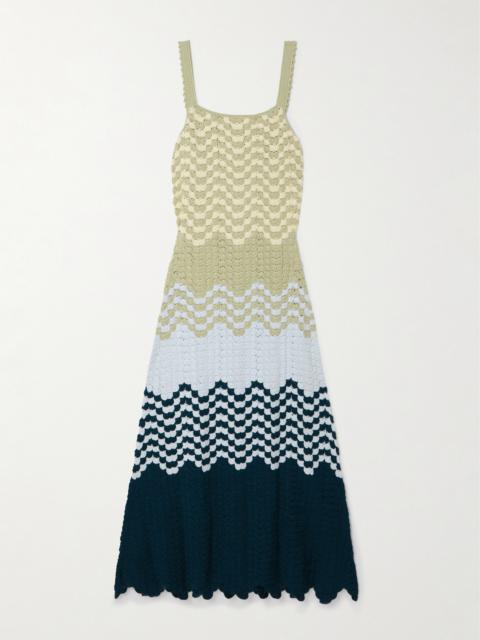 Marea Crocheted Cotton Maxi Dress