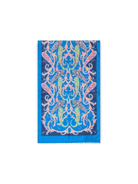 paisley-print scarf