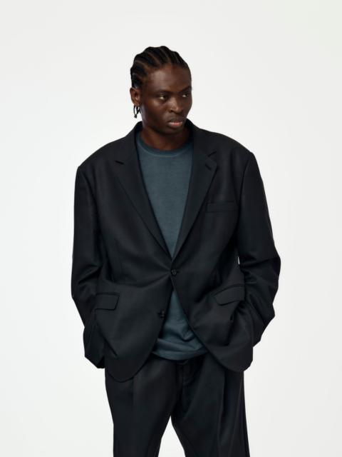 WOOL MOHAIR JACKET (MIDNIGHT BLUE)