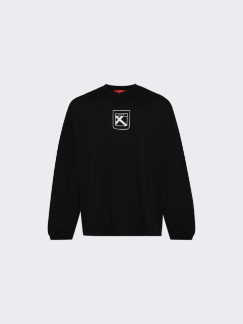 Fainting Cross Oversized Longsleeve Washed Black