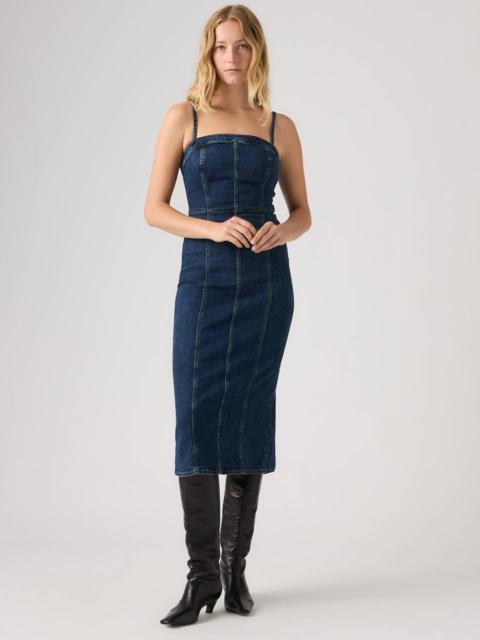 SEAMED BUSTIER DRESS