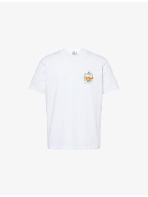 Tennis Logo-Print Cotton T-Shirt