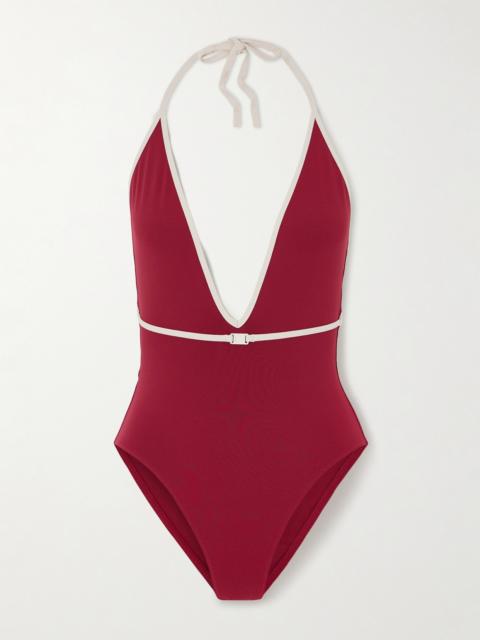 Reinette Loulou Belted Halterneck Swimsuit