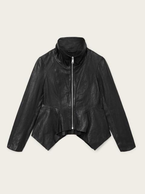 GRACE LEATHER BIKER JACKET