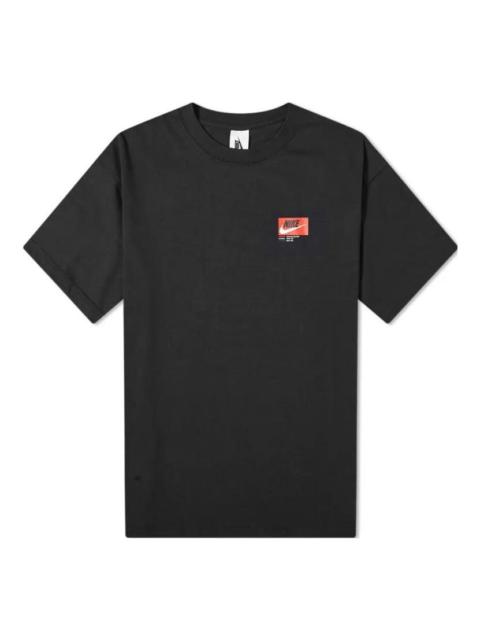 Nike ISPA Logo Tee 'Black University Red' CT8420-010