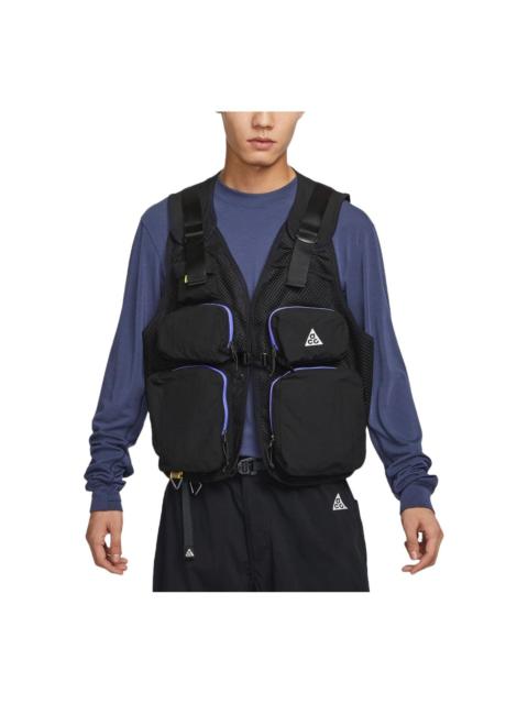 Nike ACG River Drifter Vest Asia Sizing 'Black White' FZ5651-010